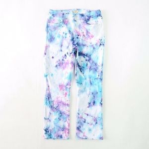 MOTHER The Insider Crop Tie-dye Size 29